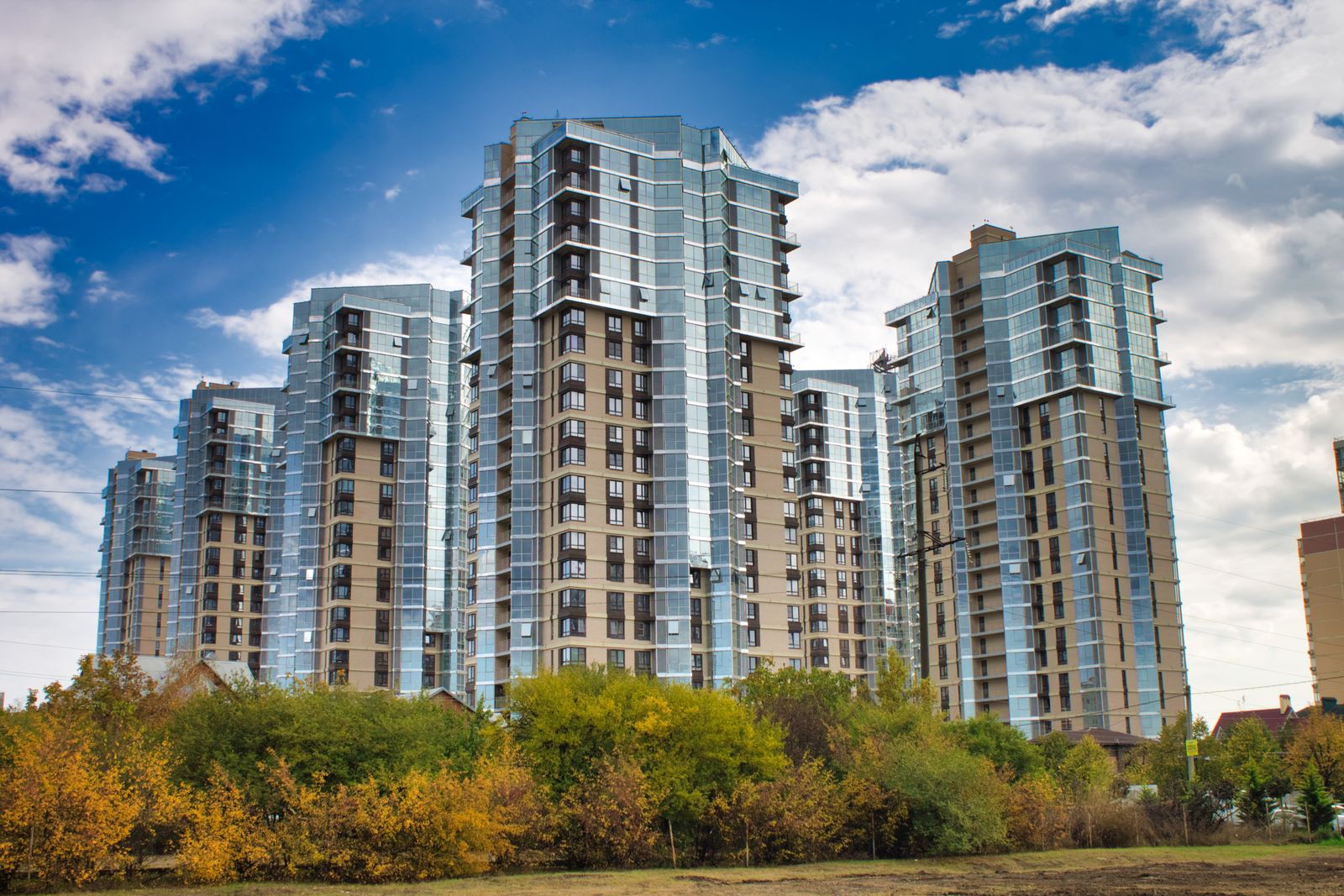 High-rise residential buildings in Bolivia